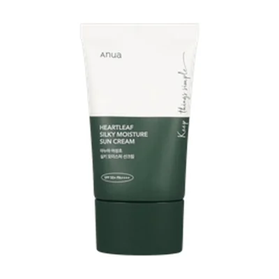 ANUA — Heartleaf Silky Moisture Sun Cream
