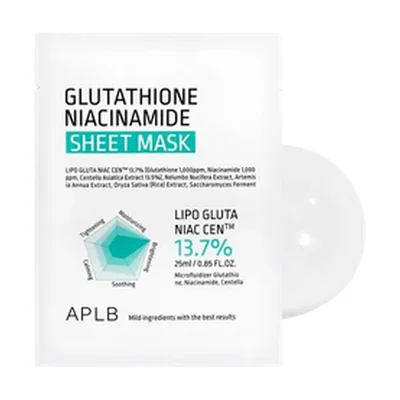 APLB — Glutathione Niacinamide Sheet Mask