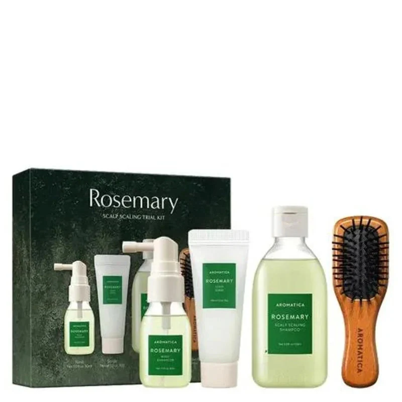 AROMATICA Coffret découverte routine cheveux au romarin