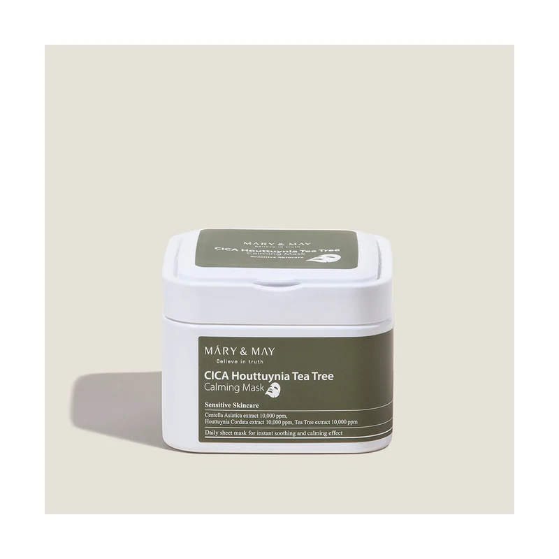 MARY & MAY — Cica Houttuynia Tea Tree Calming Mask